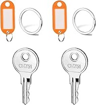CH751 RV Keys for RV Campers Cabinets Push Locks, Spare Keys Suitable for Camper Door Lock T-Handles