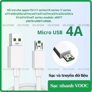 Oppo Micro charging cable, high quality 4A vooc fast charging cable suitable for all phone models
