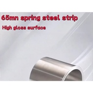 65MN quenched hard material spring steel spring steel plate wear-resistant B5/M500 laser cutting 0.1