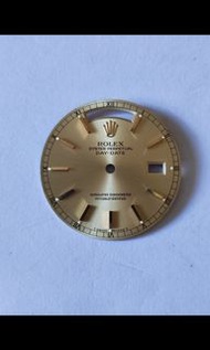 原裝 Rolex Day Date 18038 18238 金色 錶面 錶盤 Watch Dial