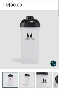 Myprotein Plastic Shaker – Black 健身 蛋白奶粉搖搖杯 gym fitness My protein shake shake