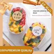 SP MaII-(280ml/500ML)50pcs Transparent cake box cake /Kotak Kek Tiramisu for Mousse Cake Cheese Cake