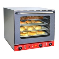 SONER Convection Oven SCO-4MF Multi Function Stainless Steel Body Double Turbo Fan 4 Trays Even Baking Steam Injection
