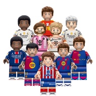 Football Action Figures Ousmane Dembélé Harry Kane Lionel Messi Lamine Yamal Julián Alvarez Building