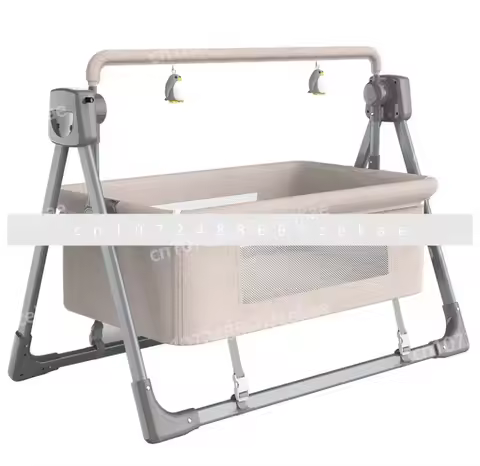 Custom Multi-function Electric Baby Rocking Cradle Bed Easy Foldable Baby Bassinet with Music Mosqui