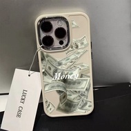 USD Banknote Pattern Phone Case Compatible for IPhone 15 14 13 12 11 Pro X XR XS MAX Se2020 7/8 Plus