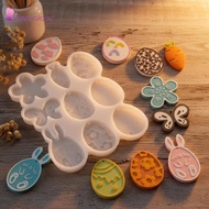 [Menolana] Easter Egg Bunny Silicone Mould Gypsum Plaster Epoxy Mould Candle Soap Making