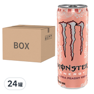 MONSTER ENERGY 魔爪 超越蜜桃閃耀碳酸能量飲料  24罐  355ml