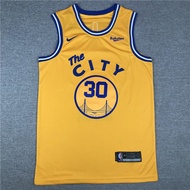 Classics NBA Jersey Golden Warriors No. 30 Curry Sports vest City Yellow Edition mx 458470