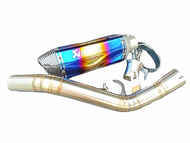 ท่อไอเสียมอไซ ท่อนินจาZX25R ชุดท่อสลิปออน KAWASAKI Ninja ZX-25R(นินจา แซดเอ็กซ์ 25อาร์)+ปลายท่อ AK14