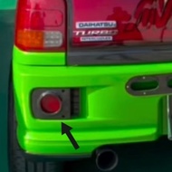 GARNISH LAMPU BUMPER L2S / L200S (ORIGINAL CARBON FIBER)