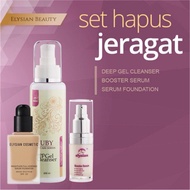 (FREE GIFT) ELYSIAN SET HAPUS JERAGAT - CLEANSER, FACE SERUM & FOUNDATION