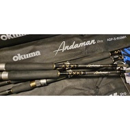 ⚡ลดเฉพาะวันนี้⚡  okuma Andaman Pro คันจิ๊กกิ้งทะเล okuma Andaman Pro 6 ฟุต 2 ท่อนต่อโคน เบท/สปิน Lin