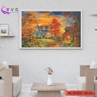 Digitized Oil Painting Color By Number Landscape Model - LC4134 With Acrylic Color Size 40x50cm