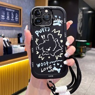 Casing hp for iphone 11 11 Pro 11 Pro Max 12 12 Pro 12 Pro Max 13 13 Pro 13 Pro Max Case Cat Dog Lin