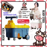⭐Moo Baby Kereta Baby 1 tahun Storage Car Toy Car for Kid Ride On Toddler Car Push Car for Kids Baby