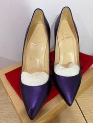 Christian Louboutin 紅底鞋紫色高跟鞋38