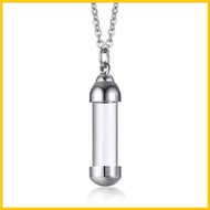ACE Blood Vial Necklace Cremation Urn Necklace  Holder Tube Necklace Pendant