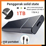 External SSD 1TB/2TB/30TB USB 3.0 Type-C ssd laptop PC ssd portable external hp solid state drive