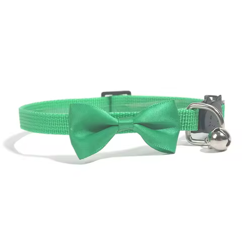 Cat Collar Pet Collar Pet Supplies Jewelry Cross Bow Nylon Bell Pet Bow Tie Cat Collar