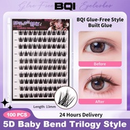 【No Need Glue】 100-120 Cluster FalseEyelashes With Glue Self-AdhesiveNew Upgraded Softer Lashes