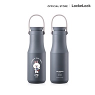 LocknLock with Line Friends กระบอกน้ำสุญญากาศสองชั้น Mertro Double Tumbler ความจุ 470 ml. รุ่น LHC42