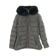 PRADA羽絨外套 #42 聚酯灰色三角標誌二手女款