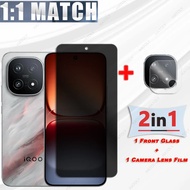 Anti-spy Glass For vivo iQOO 15 13 Glass Privacy Screen Protector For vivo iQOO 15 5G Front Film Cam