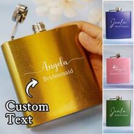 Custom Portable Hip Flask, Personalized Name Flask For Men, Customized Name Liquor Flask,Customizabl