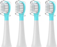 Kids Replacement Toothbrush Head for 3-7 Years Old Child Compatible with Philips Sonicare Kids Electric Toothbrush HX6321, HX6340, HX6032/94, HX6321, HX6042, 4 Pack Soft Brush Replacement Heads Blue