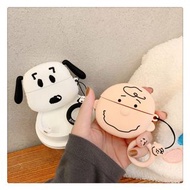 2955 SNOOPY 史努比查理蘋果APPLE AIRPODS PRO 第一二三代無線藍牙耳機防摔硅膠保護套