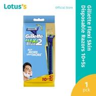 Gillette Blue2 Flexi Disposable Razors 10+5s