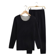 New Autumn and Winter Wool Silk Thermal Underwear Couple Suit Mens Seamless Cationic Womens Autumn U