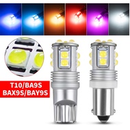 1X T10 W5W Ba9S BaX9S Bay9s T4W H6W H21W LED Bulb Canbus No Error Led Wedge Tail Parking Lights DRL 
