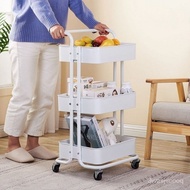 Barber Shop Trolley Trolley Rack Kitchen Floor Multi-Layer Bedroom Bathroom Mobile Bathroom Storage Rack Hot