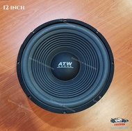 Subwoofer Woofer 12 inch ATW 500Watt Audio System 12 inch Woofer Speaker Bass Car Audio Car Speaker black