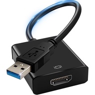 USB to HDMI Adapter for Monitor: USB 3.0 to HDMI for PC Laptop MacBook Supports Windows