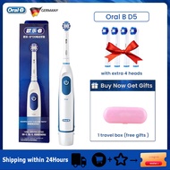 Oral-B Electric Toothbrush 2D Rotating Clean Teeth ening Teeth Battery Powered Tooth Brush D5 for Adults Travel Best Gift