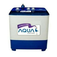 (0_0) Mesin Cuci Aqua 2 Tabung 7 kg ("_")