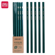 Deli Graphite Pencil 2B Exam Pensil 考试铅笔 (10 Pcs/Box) 33312