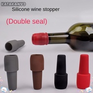 KATAKANVD Wine Bottle Stopper, Sparkling Wine Bottle Stopper Wine Tools Red Wine Sealer, Silicone Re
