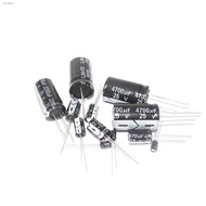 %∈Straight plug aluminum electrolytic capacitor 10V 16 25 35V 50V 47 100uf 220 470 1000uf 2200&