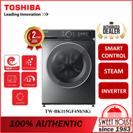 [DELIVERED BY SELLER] Toshiba 10.5kg Inverter Front Load Washing Machine TW-BK115GF4M(SK) Ultra Fine