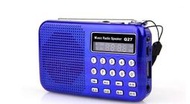 《995電腦》小霸王 Q27【藍色】【錄音/照明/FM】另有 PL-880 PL-630 SD-S228 MP3插卡音箱