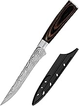 XYJ Leg Knife 5.5 Inch Fillet Knife Stainless Steel Carved Fish Knife for Bone Meat Fruit Chef's Kni