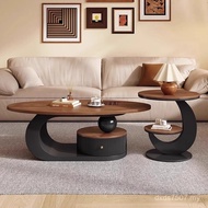 New Style Home Designer Table Living Room Feel Walnut Small Apartment Antique High-End French Luxury