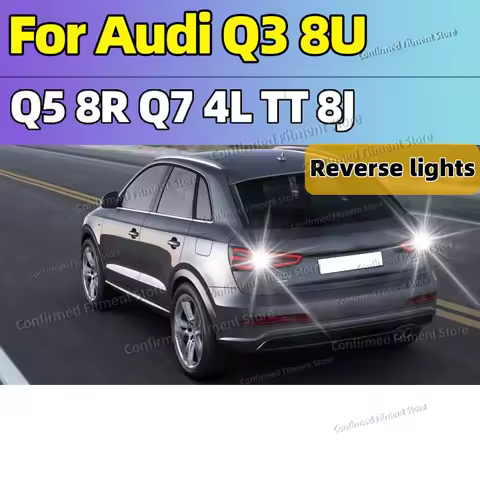 2x LED Reverse Light Bulb Lamp W16W T15 Canbus 912 921 Plug and Play 6000K 12V For Audi Q3 8U Q5 8R 