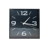 LOCAL789-COZY Square Wall Clock ELLA-BK Model Size 28.3x28.3x4.1 Cm. Black Shop
