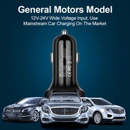55W Fast Charging 3 port Car Charger Quick Charger USB + PD + QC 3.0