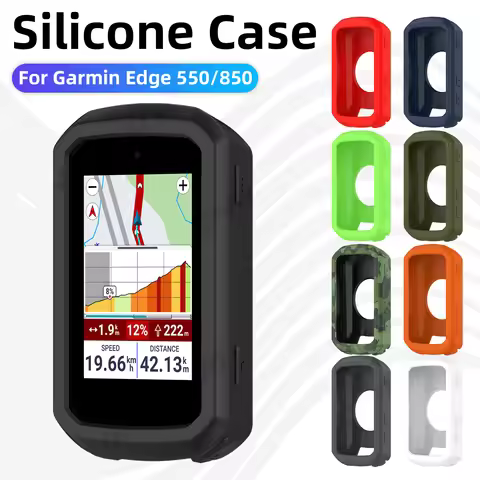 Silicone Case For Garmin Edge 850 550 Bicycle Computer Protective Cover Bumper Anti-collision Protec